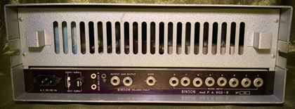 Binson-PRE MIXER ECHO P.A.602-8